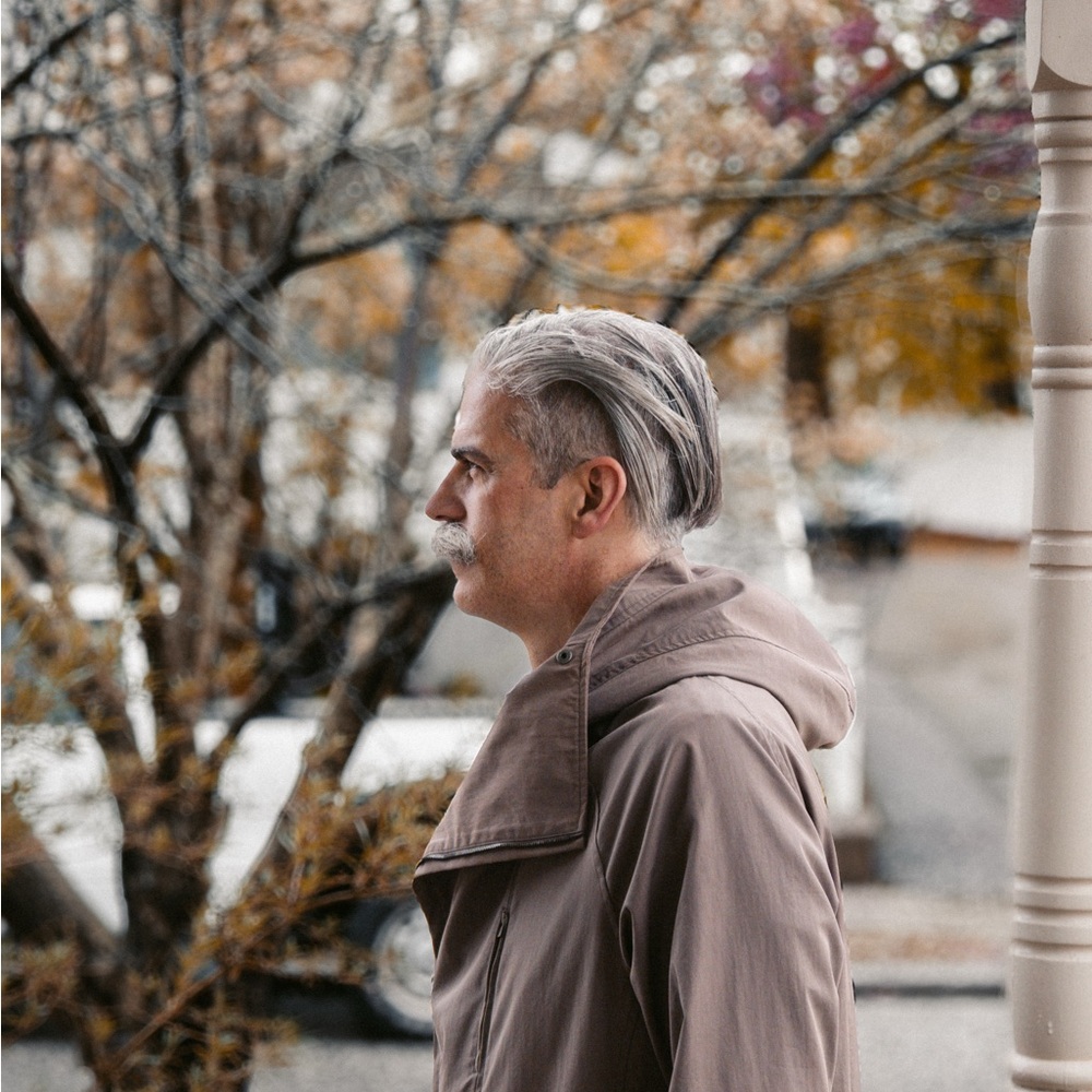 Peregrine Shell Trench Coat in Smoke - Picture 5 of 11